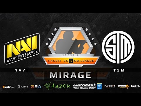 NaVi vs TSM - Mirage (FACEIT League 2015 Stage 2 EU)