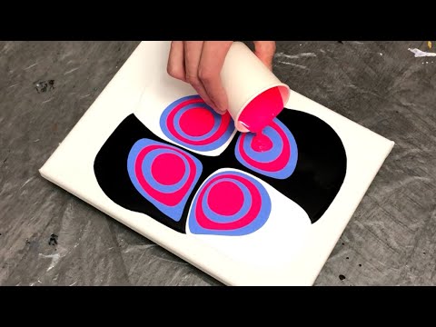 Bubblegum Puddle Pour! | Acrylic Pouring for Beginners | Pouring Tutorial