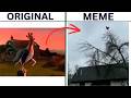 Chicken Screaming On Tree Original Vs Meme