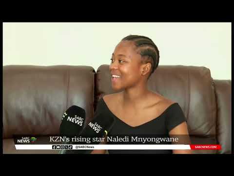 KZN's rising star, Naledi Mnyongwane gets recognition from Chris Brown