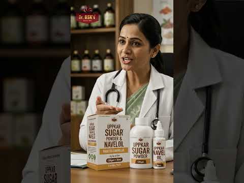 Ayurvedic Diabetes Care | Uppkar Sugar Powder & Navel Oil for Sugar Control | Dr. BSK Healthcare