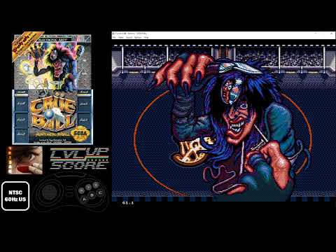 HIGHSCORE - Crue Ball - Megadrive 5425400pts
