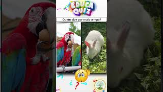 Quem Vive Mais? Quiz Rápido para Crianças sobre Longevidade #Shorts #quiz #infantil