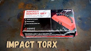 Sunex Tools 1820S 12-piece Torx Internal Impact Socket Set