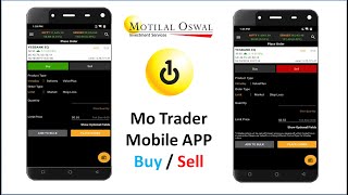 Motilal Oswal Mo Trader Mobile App Buy and Sell Detailed explanation in few minutes