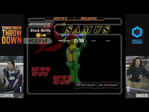 DTTD #4 SSBM - Slowking (Falco) Vs. Dragedo (Samus) Losers Top 16