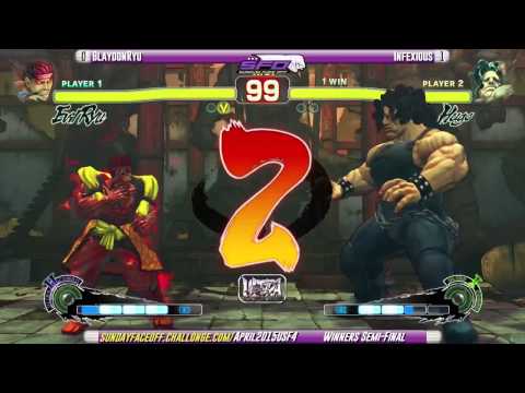 SFO Monthly April 2015 - USF4 - Winners Semi-Final - BlaydonRyu vs Infexious