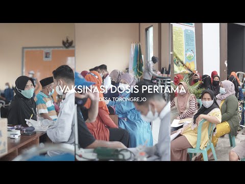 COVID 19 | VAKSINASI DOSIS PERTAMA | DESA TORONGREJO
