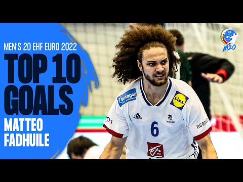 Top 10 Goals | Matteo Fadhuile | M20 EHF EURO 2022