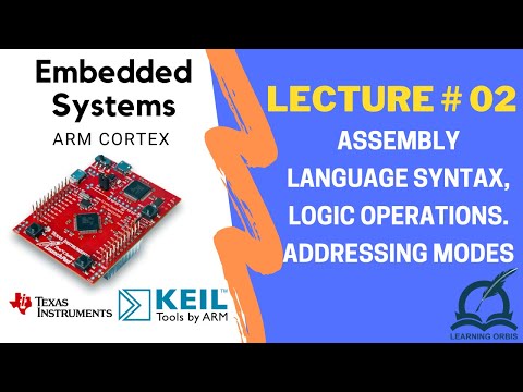 Lect 2: Assembly Language Syntax- ARM Cortex M4 Microcontroller [Embedded Systems]