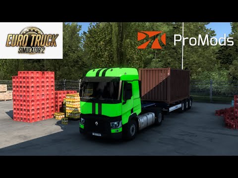 ETS2 - Renault T transporting Chems to Burgos [PROMODS]