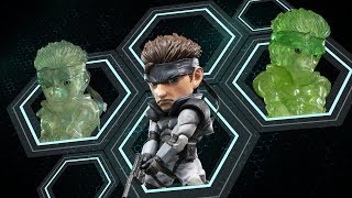 Metal Gear Solid PVC Painted Statue: Solid Snake Stealth Camouflage Neon Green Standard Edition video 1