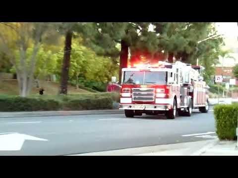 Brea Truck 2 Responding to a Medical Emergency