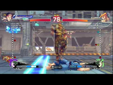 USFIV~ Adon (GamerBee) vs.  Ryu (takeru86) HD