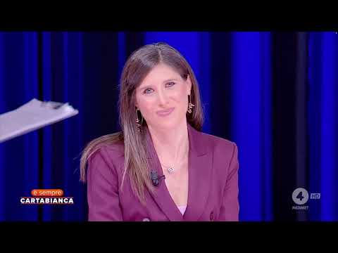 Chiara Appendino ospite a "E' sempre Cartabianca" Rete4 07/10/2025