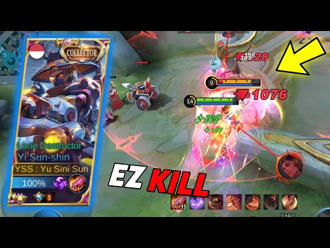 USER YSS WAJIB TAU!! CARA MAIN AGGRESSIVE TAPI RAPIH 0 DEATH | BEST BUILD & EMBLEM YSS - Dlynnn