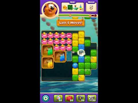 Toon Blast Level 7986 - NO BOOSTERS 🐻🐺🐱 | SKILLGAMING ✔️