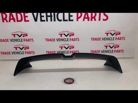 Fits VW Golf MK8 R GTD GTI 2020- Rear Roof Boot Lip Spoiler Gloss Black video