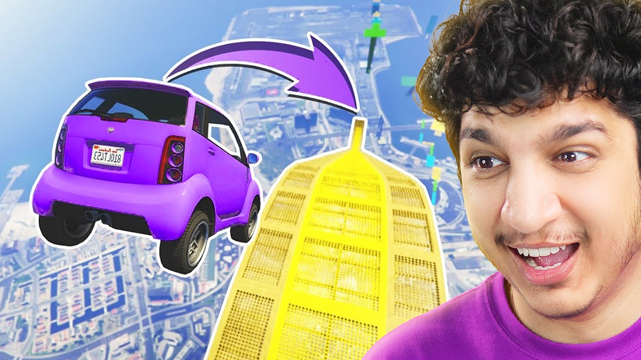 Challenging My Friends To The HARDEST GTA 5 Parkour Race