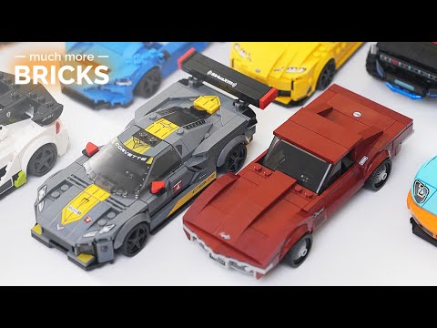 Vidéo LEGO Speed Champions 76903 : Chevrolet Corvette C8.R Race Car et 1968 Chevrolet Corvette