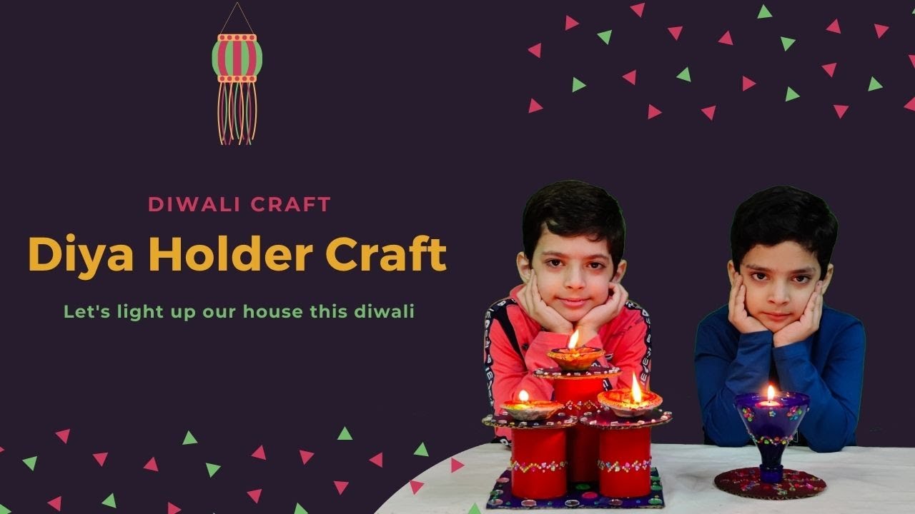 2 Easy DIY Diya Holder Ideas For Diwali | #Diwalicraft  #diy #diwalidecoration | DM Imagination