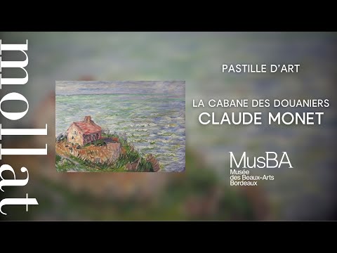 Pastille d'Art - Claude Monet "La Cabane des douaniers"
