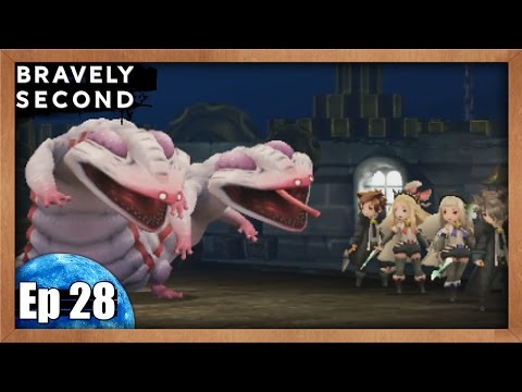 Bravely Second End Layer Playthrough Pt 28: Amphisbaena Boss (Hardest Fight Yet)