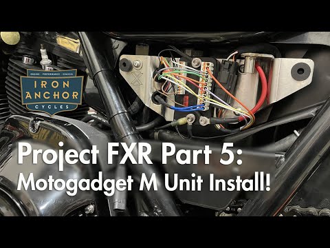 FXR Build Part 5 - Motogadget M Unit Install