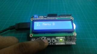 Simple Arduino LCD Menu with Code
