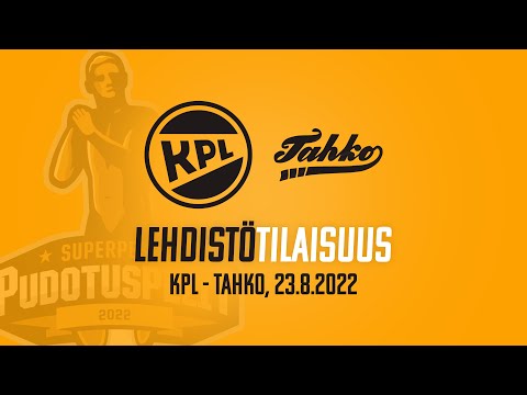Lehdistötilaisuus: Kouvolan Pallonlyöjät - Hyvinkään Tahko, 23.8.2022