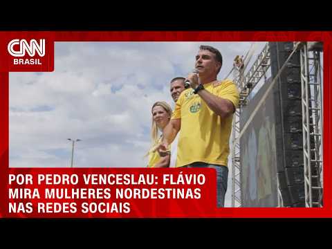 Campanha de Flávio Bolsonaro mira mulheres nordestinas nas redes sociais | CNN 360°