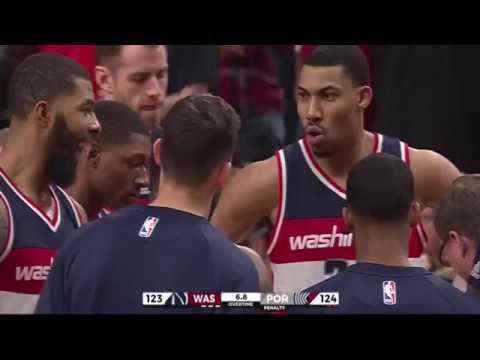 Markieff Morris GAME WINNER | Wizards vs Blazers | 3.11.17 | 16-17 NBA Season