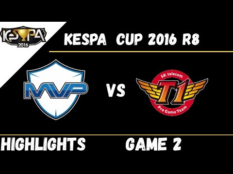 MVP vs SKT | Game 2 | Highlights Kespa Cup 2016 R8 MVP vs SK Telecom T1