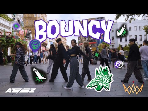 [KPOP IN PUBLIC | ONE TAKE] ATEEZ(에이티즈) - BOUNCY (K-HOT CHILLI PEPPERS) Dance Cover | LONDON [UJJN]