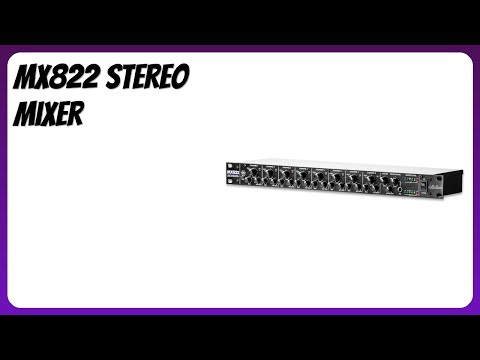 ART MX822 8 Channel Stereo Rackmount Mixer DISPLAY DEMO image 4