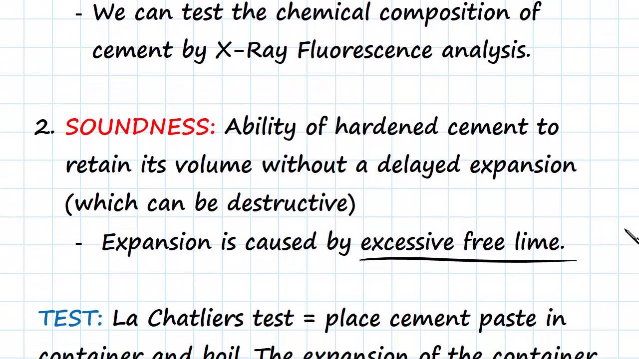 Tests on Cement | Engineering Materials