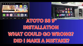 Installing a HUGE Atoto S8 Head Unit in my 2017 Toyota Sienna!