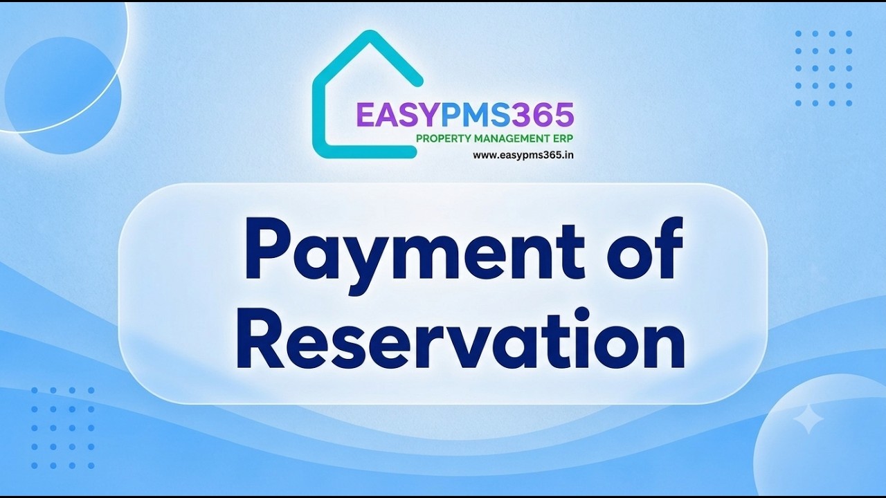Payment of Reservation