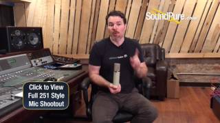 Video thumbnail for Upton Microphones 251 Multi-Pattern LDC Tube Microphone Quick n' Dirty by soundpurestudios