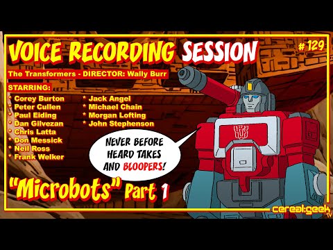 TRANSFORMERS / VOICE RECORDING SESSION - "Microbots" Part 1