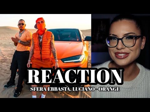 FIRE 🧡 Sfera Ebbasta, Luciano - Orange // REACTION
