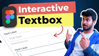 How to Design an Interactive Input Field in Figma | Beginners Tutorial