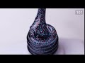 Гель-лак Molekula №101 (червоно-блакитне мерехтіння з блискітками), 11 мл