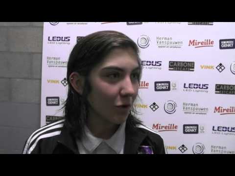 Noemie Gelders (RSCA) après ladies Genk - RSC Anderlecht le 21.11.2015