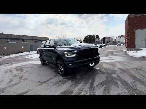 2020 Ram 1500 Sport 4x4 Crew Cab 5'7" Box in Blue for sale at Boyer Chrysler Dodge Jeep Ram Fiat Cobourg in Cobourg, ON