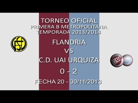 Resumen Flandria 0 - UAI Urquiza 2