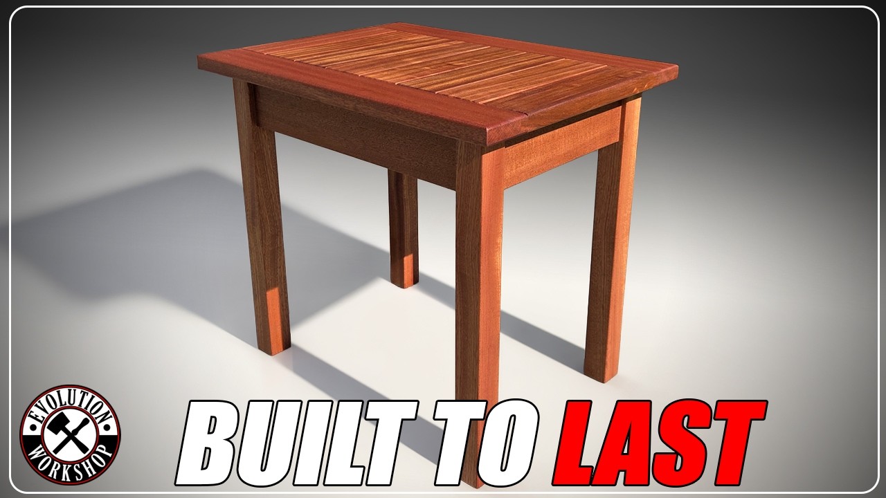 Don't Pay for Teak, Check Out This Sapele Side Table