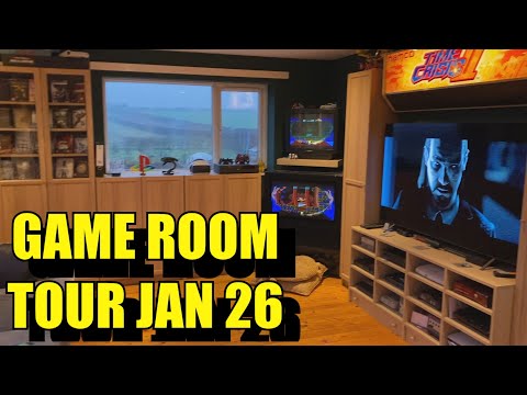 Game Room Tour 2026 - Retro and Current Gen Gaming