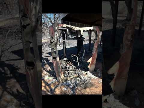 Eastland County Complex fire aftermath