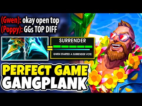 I Played One Of The Most Perfect Gangplank Games Of Season 12!